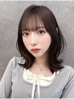 クム(kumu) 【kumu】ミディアムレイヤー/顔周りカット/栄/名古屋