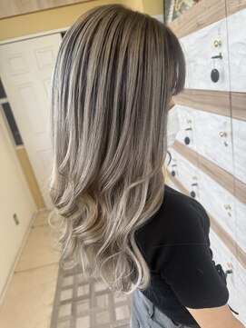 アース オーセンティック 岡山青江店(EARTH Authentic) バレイヤージュ