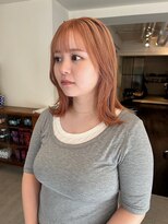 フローレン(FLOREN)&nbsp;ダブルカラー／オレンジベージュ