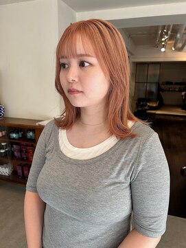 フローレン(FLOREN) ダブルカラー/オレンジベージュ