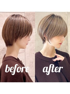 グランド(GRAND) ショートボブ髪型30代40代50代前髪あり前髪無し面長丸顔【西村ss