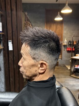 アップバングソフトフェード 0.8mm～