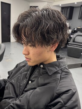 アンドメゾンオム(&Maison. homme) 波巻きパーマ/ツイストスパイラル/フェザーパーマ/ウルフ/加古川