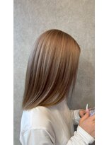 パーミル ヘア クマモト(permille ‰ hair Kumamoto)&nbsp;ベージュ×うる艶