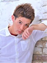 グラス(grass)&nbsp;2ブロック　刈り上げ　ソフトモヒカン　ビジネスマン