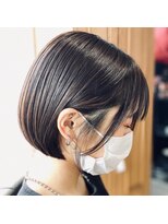 ラボヌールヘアーレーヴ 池袋店(La Bonheur hair reve)&nbsp;韓国風耳掛けボブ