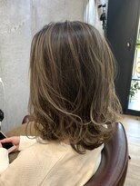 ロダット 横浜(LODAT by little)&nbsp;バレイヤージュ×ベージュ【LODAT横浜】