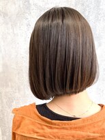 ジーナ 池袋(Zina)&nbsp;【Zina池袋】イメチェン毛先パーマ耳かけ×フォギーベージュ