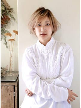 コリーナ(collina) 【collina代官山】kikuchi ハイトーン×ボブスタイル