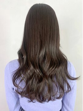 アイティーバイアルバム 下北沢店(IT by ALBUM) グレージュロング_アースカラーくびれヘアツートン_ba363811