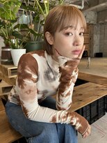 ムード カナザワ(mood kanazawa)&nbsp;アゴライン甘めナチュラルボブ