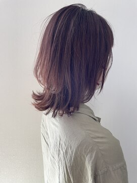 アングゥギャラリー(ungu GALLERY) ピンクブラウン/ミディアムレイヤー