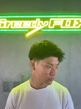 グリーディーフォックス 三軒茶屋(GreedyFOX) 波巻き/マッシュパーマ/ウルフ/ハイライト<理容室>三軒茶屋