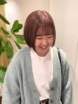 イト(ito)&nbsp;【 ito ／ 梅田 】ピンクベージュ×ボブスタイル