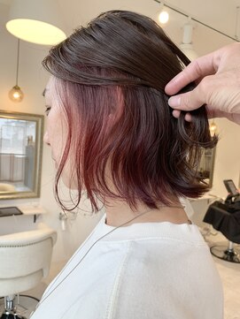 ラボリア(LABO li'a) インナーカラーレッド