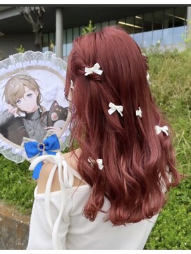 フィゼル 福島店(fizelle) ピンクブラウンカラー＊いけもとみお