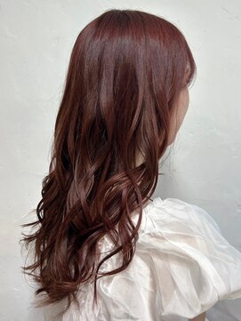 リコ 池袋東口店(Liko) ピンクブラウン　ブリーチなしカラー　ミルボントリートメント