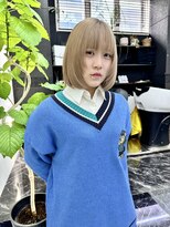 チュダック(ChuDuck)&nbsp;韓国風《ミルクティー》ハイトーン/ケアブリーチ/ダブルカラー