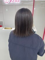 ジーナ 札幌(Zina)&nbsp;美髪＊外ハネミディ＊シアグレージュ＊髪質改善【Zina札幌】