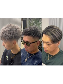 ハイライト/バレイヤージュ/ブリーチカラー◎メンズ専門店ならではの技術力とセンスで魅力を引き出す！