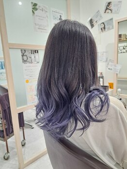 ハコ(HACO)の写真/人気の【イルミナカラー】は透明感&色持ち◎トーンDOWNしても重たくならない♪髪色合わせの"眉カラー"も☆