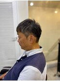 ダークアッシュニュアンスパーマ韓国マッシュスペインカール
