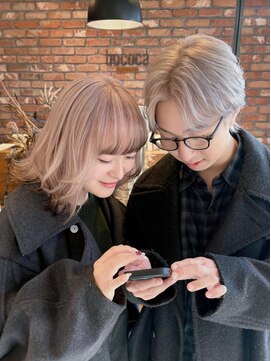 ボコカ(bococa) 【macana指名】ベージュカラー ピンクベージュ ブリーチ