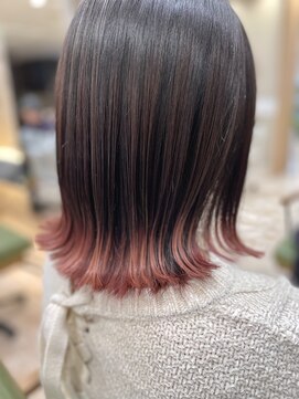 ジプソ(Gypso Hair salon) 【 ピンク裾カラー 】