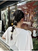 ヘアセット*編みおろし