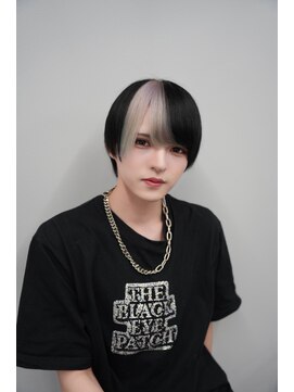 ポプルス(popls) ポイントカラー/ホワイトカラー/ブリーチデザイン/マッシ