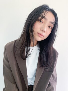 アイティーバイアルバム 八王子店(IT by ALBUM) フェミニンロングマロンベージュ似合わせカット_F10025