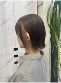 ぱつボブ×インナーカラー