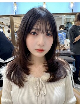 ロンドアベニール 北千住(Lond avenir) ミニウルフレイヤーカット顔周り前髪韓国ショートボブ/北千住