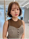 レイヤー/ネビージュ/韓国ヘア/イメチェン/縮毛矯正/中野/