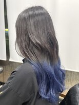 エクラヘア(ECLAT HAIR)&nbsp;ブルー×グラデーションカラー