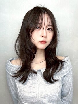 ロンドリメゾン 原宿(Lond re Maison.) 暗めカラー/レイヤーカット/マロンベージュ/くすみベージュ/原宿