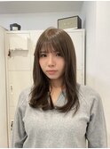 ショートバレイヤージュマッシュウルフタッセルボブパーマ60代