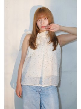 ベレッタ 楠葉店(veretta.) 似合わせミディアム/暖色系カラー/お洒落ガーリー/イメチェン