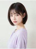 【郡山カノウ】30代40代50代/丸みショートボブ