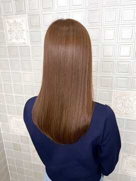 ヘンリエッタ 表参道(Henrietta) オレンジベージュストレート