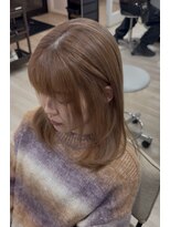 エメヘアデザイン ルイス(Aimer Hair Design Lewis)&nbsp;ブリーチカラー/ミルクティーベージュ