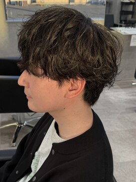 MEN’S HAIR/波巻ツイストスパイラル/フェザーパーマ/新田