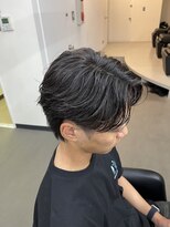 プルーブトウキョウ 渋谷(PROVE TOKYO) ナチュラルモテヘアニュアンスパーマセンターパート