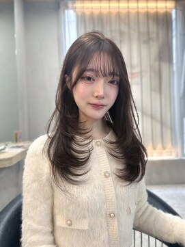 ボタン コロン 表参道 原宿(VOTAN COLON) 【木串楽人】伸ばし前髪/ロング/前髪/マロンベージュ