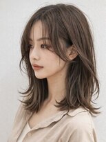 ルシードスタイル ラルーチェ(LUCIDO STYLE La Luce)&nbsp;大人女子落ち着きくびれカールくびれミディ顔周りレイヤーカット