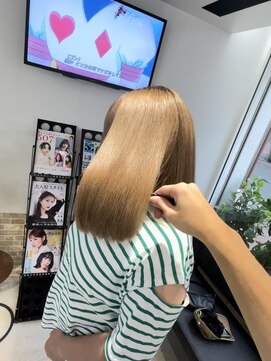 ジオ 国分寺(the O's) 切りっぱなしボブ/エアリーロング/美髪/ピンクブラウン[国分寺]