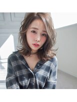 ナチュラル 札幌大通店(Natural)&nbsp;☆こなれミディ×カーキグレージュ☆-札幌大通店-