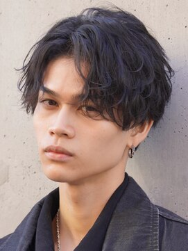 フィフス 天神大名(fifth) 天神メンズパーマルーズパーマシャドウパーマセンターパート緩め