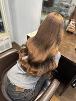 ルアナ 名古屋店(Luana) 髪質改善カラーとブリーチでつくるミルクティーブラウン