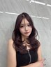 【Sahya限定クーポン】韓国風レイヤーカット+ケアカラー+髪質改善treatment